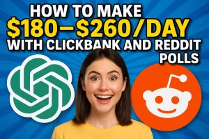 How to Make $180–$260/Day on ClickBank Using Nothing But Reddit Polls?