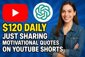 I Make Over $120 Daily Just Sharing Motivational Quotes on YouTube Shorts