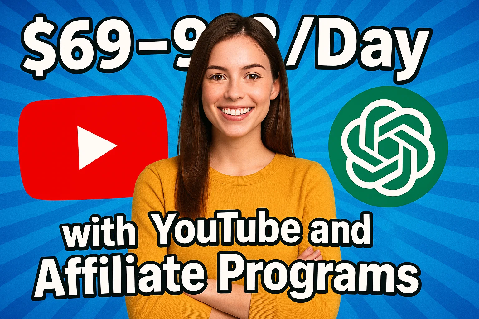 How to Make $69-$92/Day with  YouTube and Affiliate Programs.  No Video Creation Required!  No Showing Your Face Required!